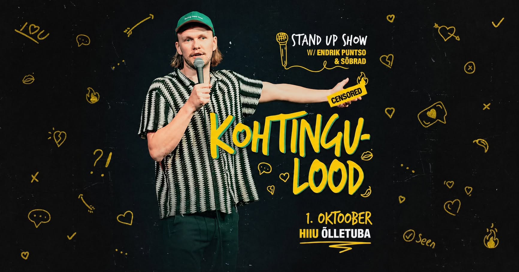 KOHTINGULOOD - Hendrik Puntso & Sõbrad plakat