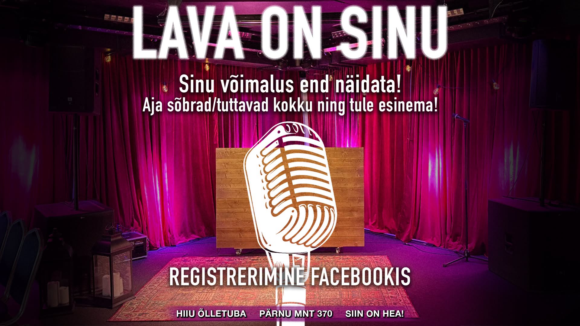 "Lava on sinu" plakat